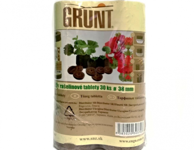 Grunt - Torfquelltabletten 38mm 30Stk