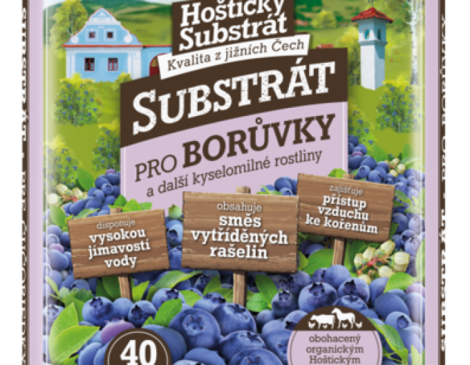 Hoštický Substrat für Heidelbeeren, säureliebend 40l