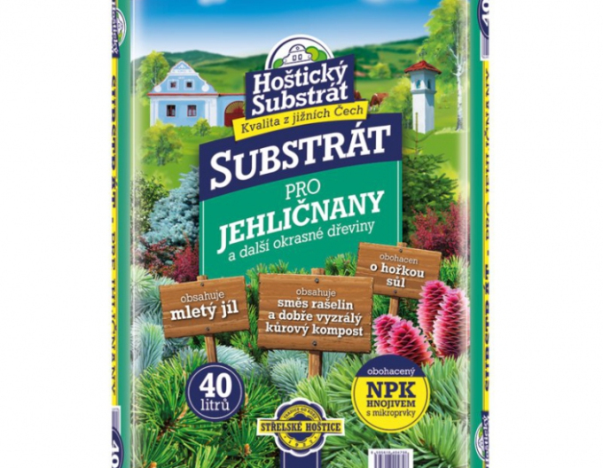 Hoštický Substrat für Koniferen und Ziergehölze 40l