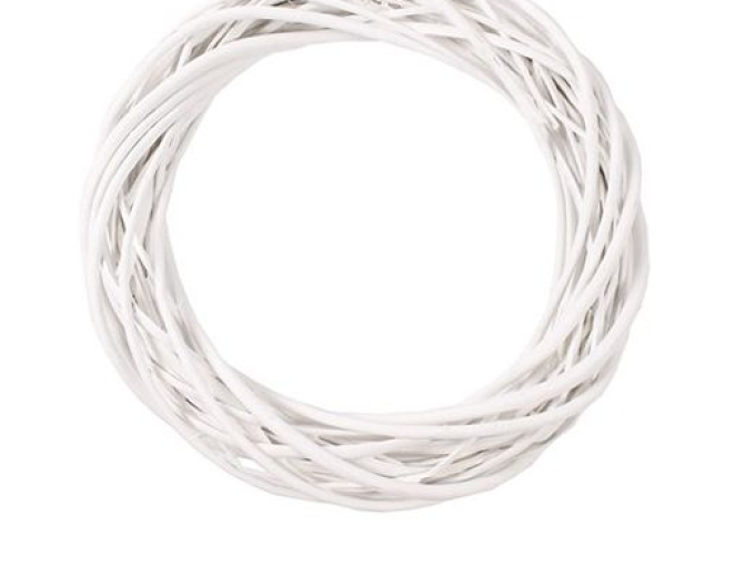 Weidenkranz weiß 35cm