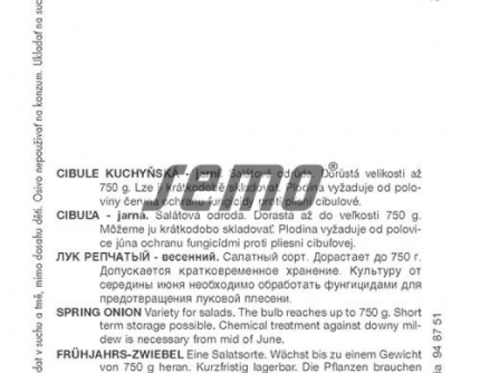 Semo Frühlingszwiebel Globo