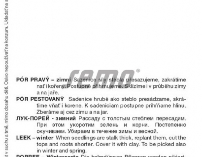 Semo Porree Odrín F1