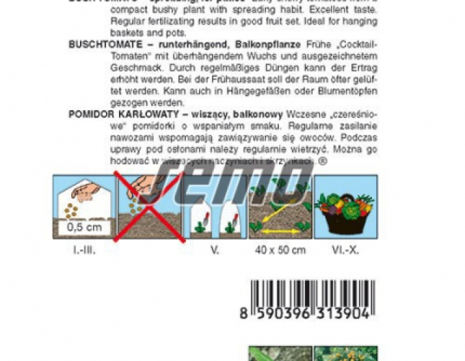 Semo BuschtomateTumbling Tom YELLOW