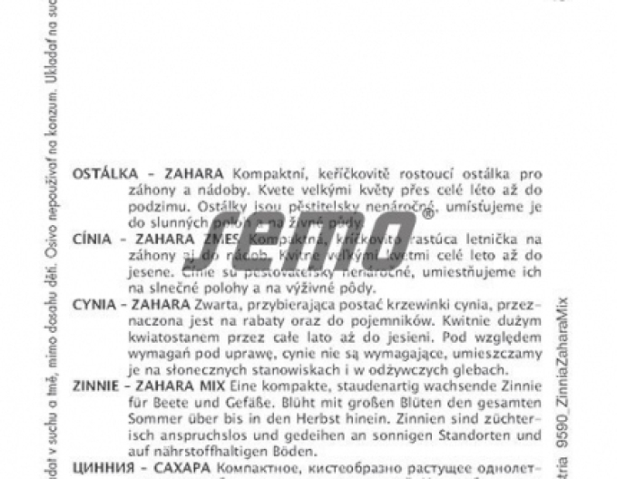 Semo Zinnie Zahara mix