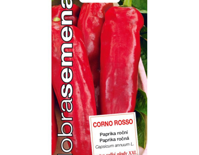 Dobrá semená Paprika Corno Rosso