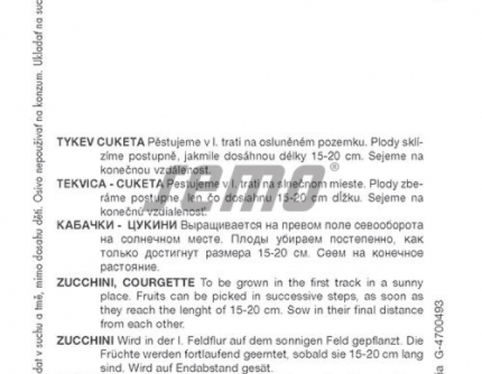 Semo Zucchini Orelia F1