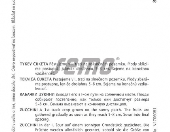 Semo Zucchini Trend F1