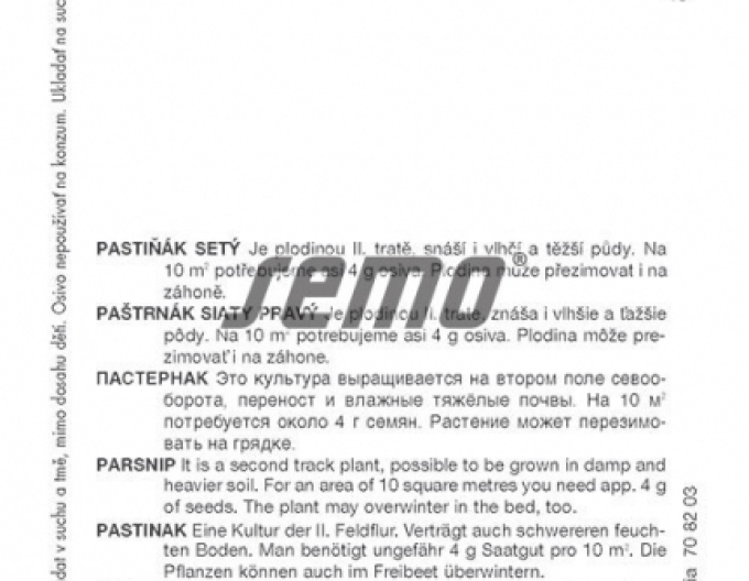 Semo  Pastinake Langer Weißer