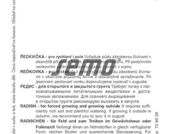 Semo Radieschen Prima