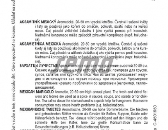 Semo Tagetes Mexicana