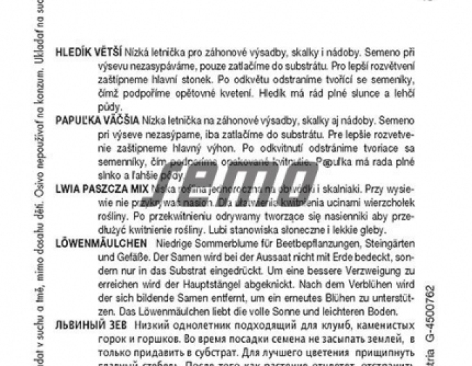 Semo Löwenmäulchen Tom Pouce