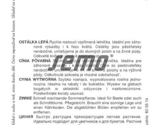 Semo Zinnie Geant de California