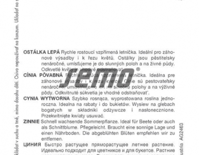 Semo Zinnie Cherry Queen