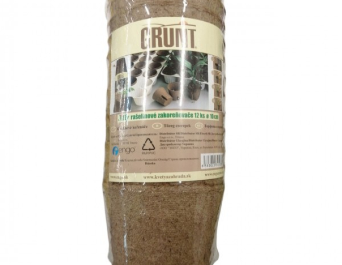 Grunt - Torfquelltöpfe 12 Stück Durchmesser 10cm