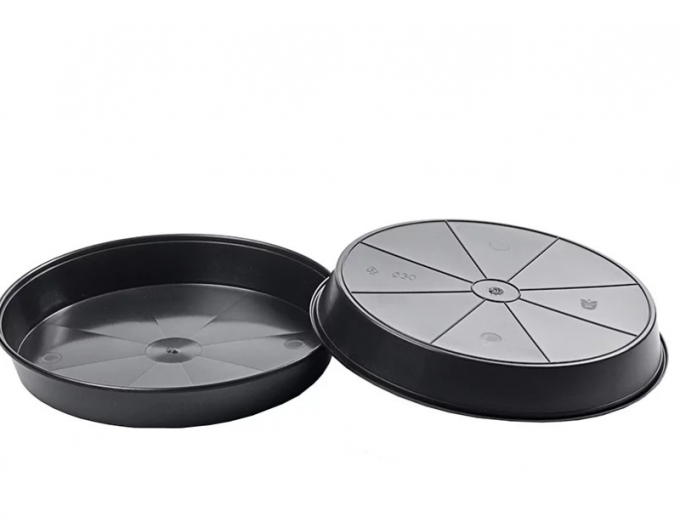 Pflanzenuntersetzer 40cm schwarz