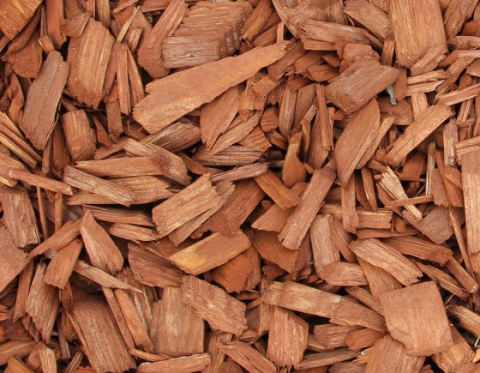 Floria Dekorative Holzspäne braun 70l