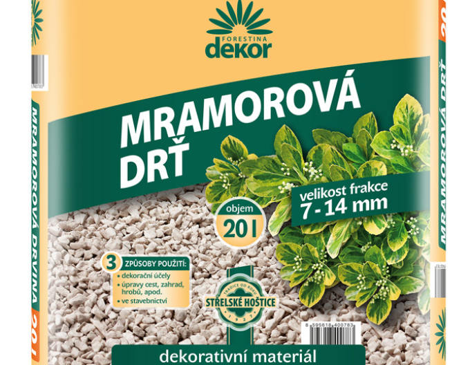 Forestina Marmorkörnung 7 - 14mm 20l