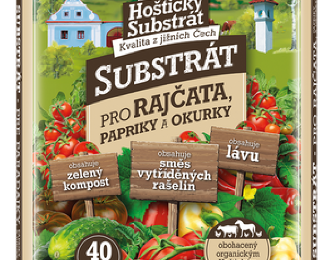 Hoštický Substrat für Tomaten, Paprika, Gurken 40l
