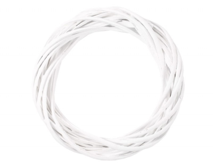 Weidenkranz weiß 20cm