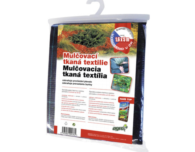 Gewebestoff schwarz 100g, 1,6 x 5m