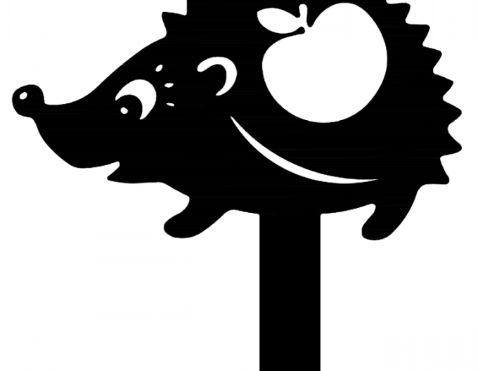 Gartenstecker - Igel 30cm