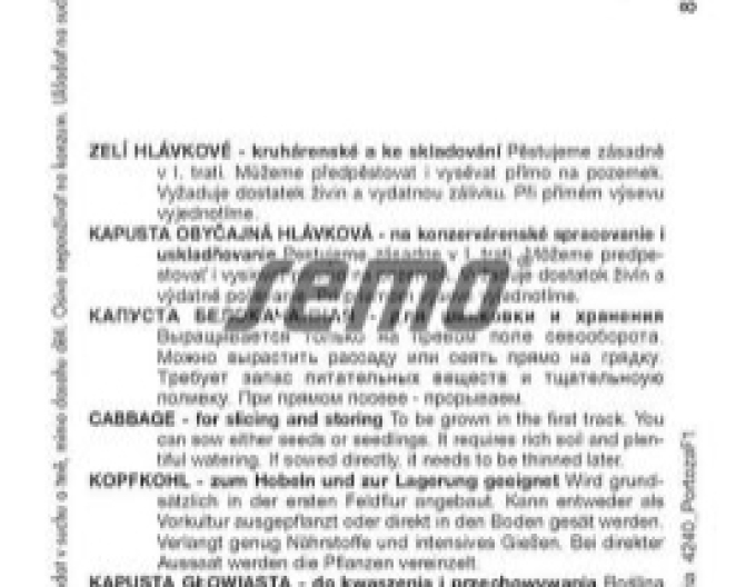 Semo Weißkohl  Portoza