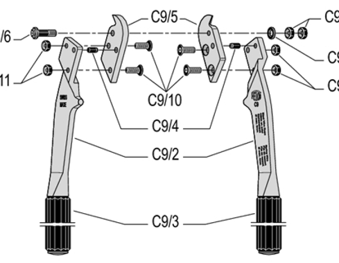 FELCO C9 zweihändige Zange