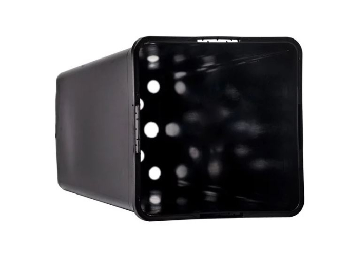 Quadratischer Kunststofftopf 5l, 18 x 21,5 cm