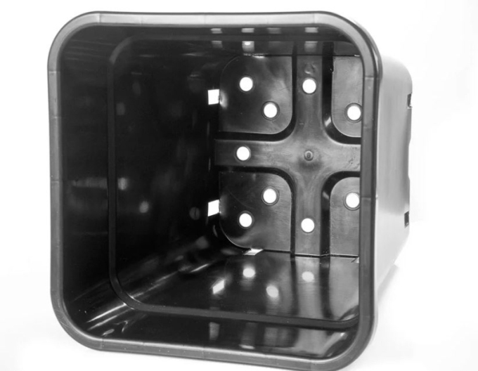 Quadratischer Blumentopf aus Kunststoff 18L, 30 x 31 cm