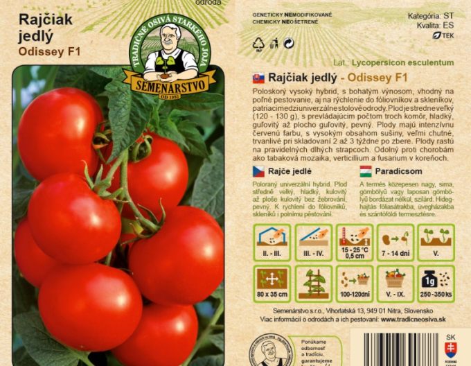 Saatzucht Essbare Tomate Odisey F1