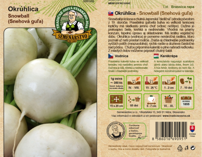 Weißrübe Schneeball