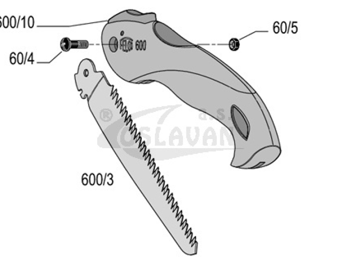 Felco 600/3 (Felco 600) Klinge