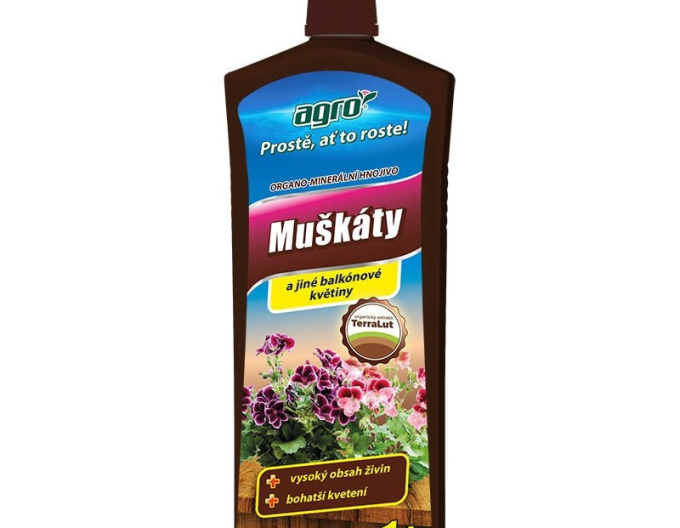 Agro organisch-mineralischer Dünger für Geranien 1l