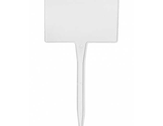 Namensschild für Pflanzen weiß 1stk 15cm